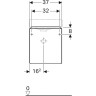 Тумба под раковину GEBERIT ICON XS 840037000 35 см
